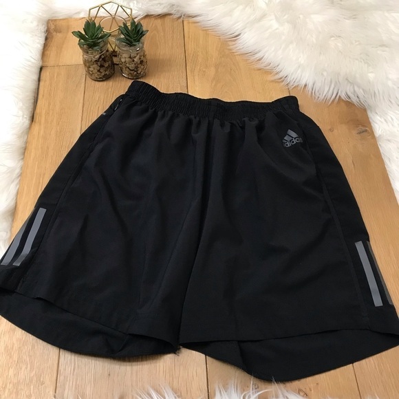 Adidas Black Running Shorts #4